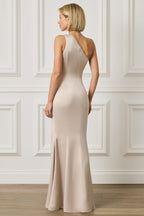 SADIE Satin Maxi Dress in Champagne Position 2