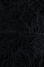 PALOMA Velvet Lace Mini Dress in Black Position 7