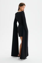TILLY Embellished Mini Dress in Black Position 6