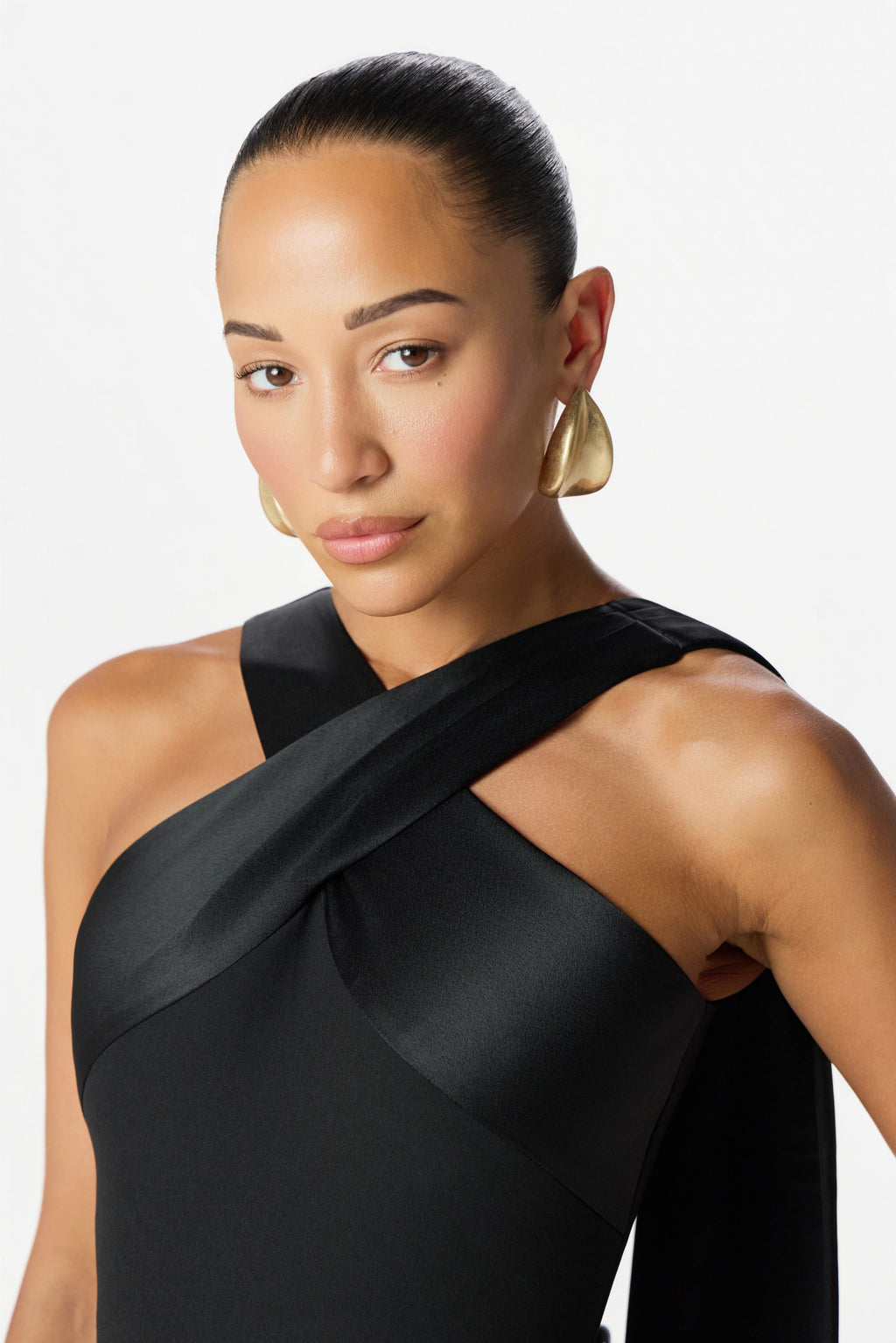 CHANTELLE Halter Neck Jumpsuit in Black Position 6
