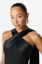 CHANTELLE Halter Neck Jumpsuit in Black Position 6