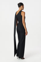 CHANTELLE Halter Neck Jumpsuit in Black Position 5