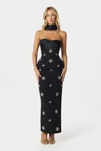IVY Embellished Top in Black Position 2