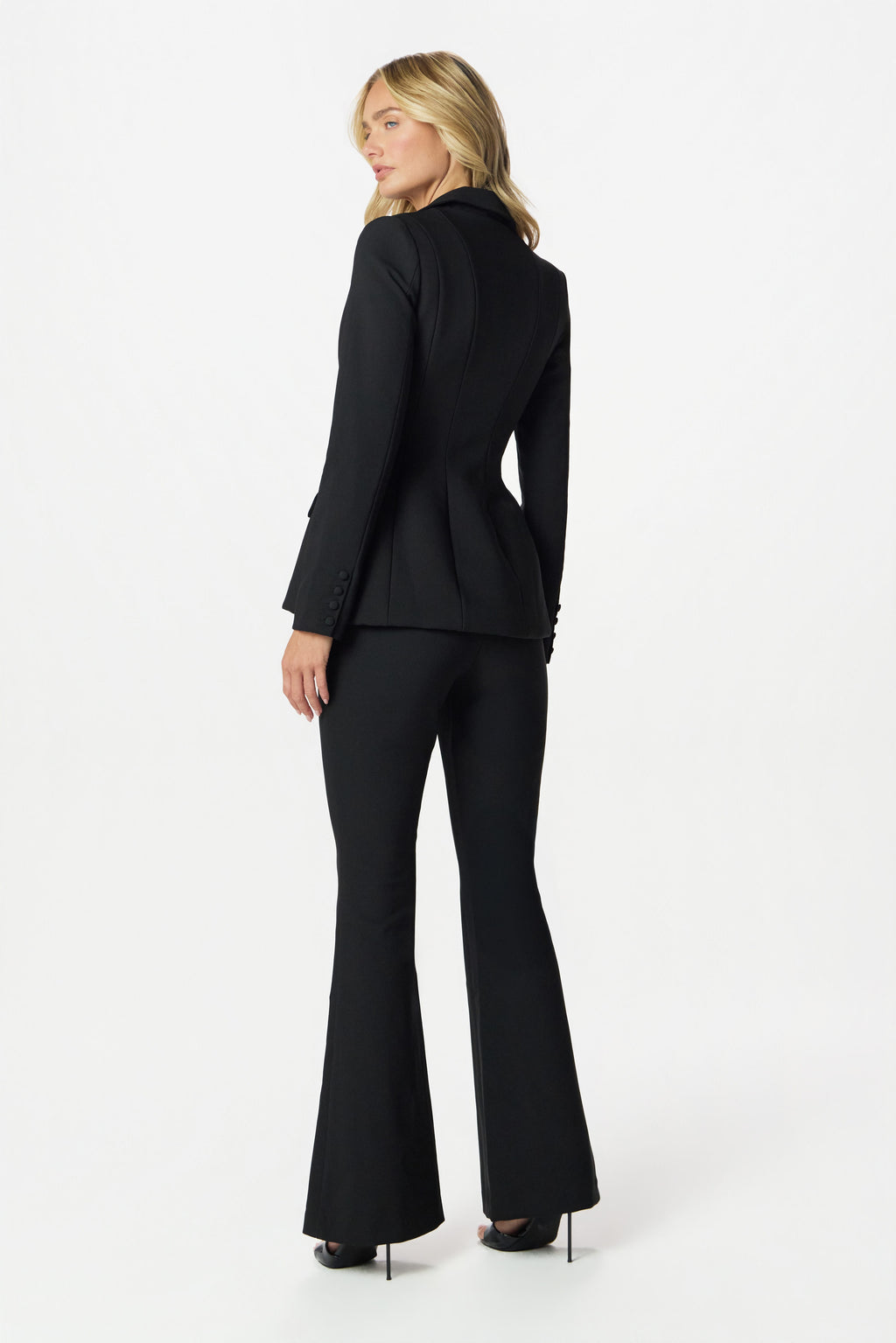 LEA Structured Corset Blazer in Black Position 5
