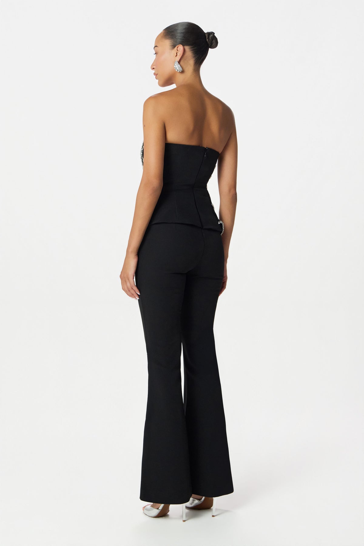 LEONORA Embellished Jumpsuit in Black Position 5