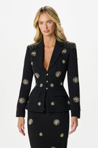 LOVISA Embellished Blazer in Black Position 2
