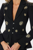 LOVISA Embellished Blazer in Black Position 6