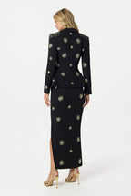 MARCELLA Embellished Maxi Skirt in Black Position 6
