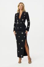 MARCELLA Embellished Maxi Skirt in Black Position 5
