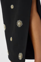 MARCELLA Embellished Maxi Skirt in Black Position 7
